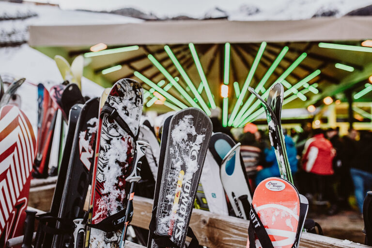 Snowboard displayed inside Marco’s Sölden, a lively après-ski bar and restaurant located on Dorfstraße 80 in the heart of Sölden, Austria, featuring rustic alpine decor and a vibrant atmosphere Snowboard displayed inside Marco’s Sölden, a lively après-ski bar and restaurant located on Dorfstraße 80 in the heart of Sölden, Austria, featuring rustic alpine decor and a vibrant atmosphere